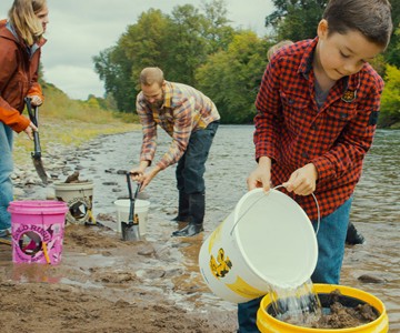 Gold Rush Nugget Bucket Gold Panning Set Gold Rush Nugget Bucket Gold Panning Set