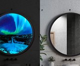 Moon Mirror Transforming Mirror & Wall Lamp