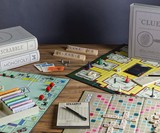 Vintage Bookshelf Board Games