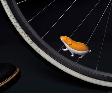 Speedy the Hamster Reflective Bike Spoke Accessory