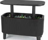 Keter Bevy Bar Table & Cooler Combo