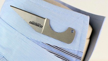 HemiSERE Titanium Lapel Knife