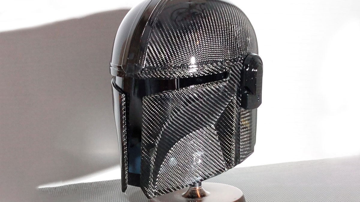 Carbon Composite Mandalorian Helmet