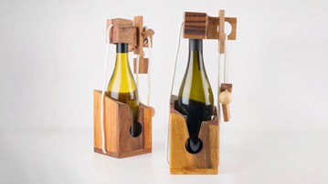 Don't Break the Bottle Wine Puzzle