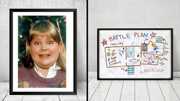 Home Alone Buzz's Girlfriend Photo & Kevin's Battle Plan Home Alone Buzz's Girlfriend Photo & Kevin's Battle Plan