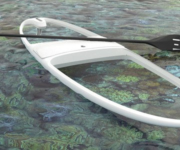 LOEVA Le StandUp - Transparent Stand Up Paddle Board