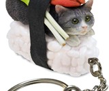Sushi Cat Keychains