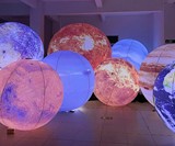 Giant Inflatable Solar System with LED Lights