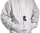 Beer Pouch Sweatshirt - Closeup View