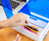 Worky Home Office in a Briefcase