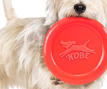 Bacon-Scented Rubber Flying Disc for Dogs Bacon-Scented Rubber Flying Disc for Dogs