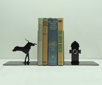 Dog & Fire Hydrant Bookends Dog & Fire Hydrant Bookends