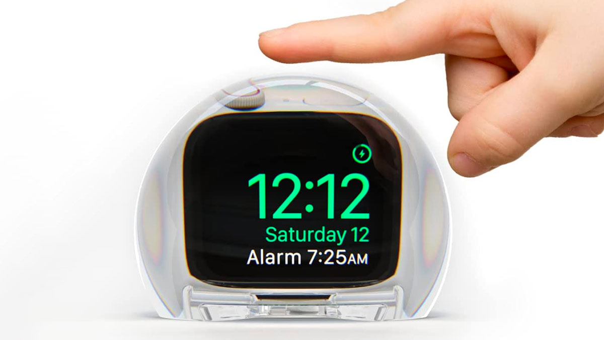 NightWatch Magnifying Clock Dock for Apple Watch