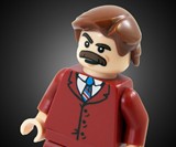 Ron Burgundy LEGO Minifigure