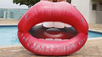Luscious Lips Pool Float Luscious Lips Pool Float