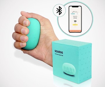 SQUEGG Digital Dynamometer & Grip Strengthener