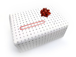 Word Jumble Wrapping Paper Word Jumble Wrapping Paper