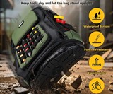 Custom LeatherCraft 75-Pocket Tool Backpack