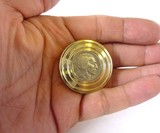 FlatTop Brass Buffalo Nickel Spinning Top