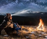 SnowCinda LED Flashlight Beanie