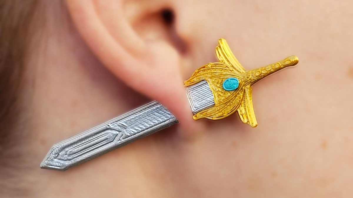 Sword Earrings