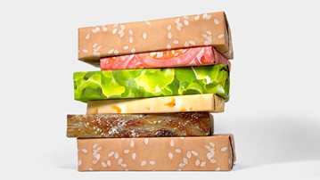 Cheeseburger Wrapping Paper Cheeseburger Wrapping Paper