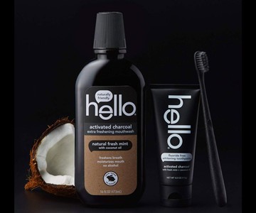 Hello Oral Care Activated Charcoal Mouthwash Hello Oral Care Activated Charcoal Mouthwash