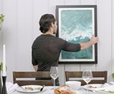 Secret Whiteboard - Art Print with Fold-Open Whiteboard