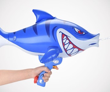 Inflatable Shark Squirt Gun