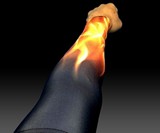 Black Fire Compression Sleeves