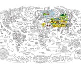 The World Giant Coloring Poster