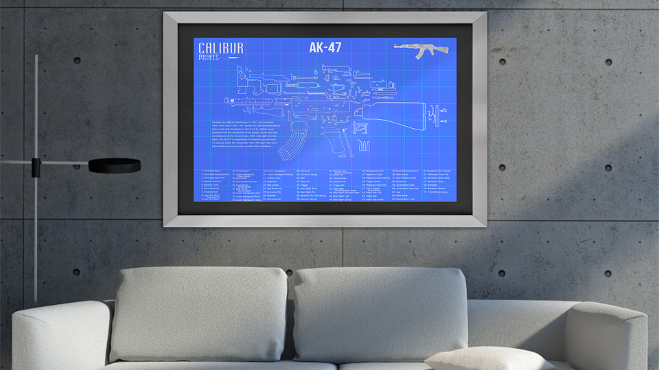 Calibur Classic Firearm Prints Calibur Classic Firearm Prints