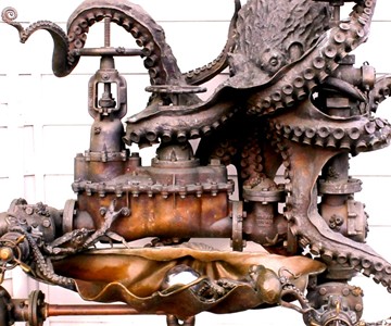 Pearl Diver Octopus Water Fountain Pearl Diver Octopus Water Fountain