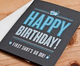 Shot Glass Birthday Card