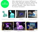 Dino Pet Bioluminescent Night Light