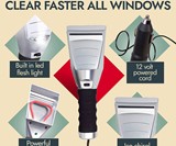 Heated Windshield Ice Scraper