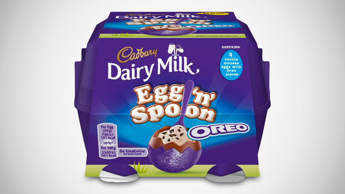 Cadbury Dairy Milk Egg 'n' Spoon with Oreo Filling Cadbury Dairy Milk Egg 'n' Spoon with Oreo Filling