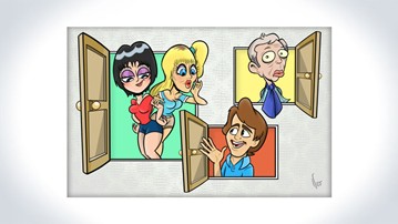 Three's Company Art Print