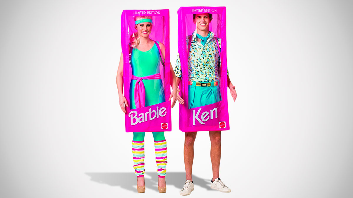 Barbie & Ken in a Box Couples' Costumes Barbie & Ken in a Box Couples' Costumes