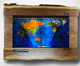 Geochron World Map & 24-Hour Clock