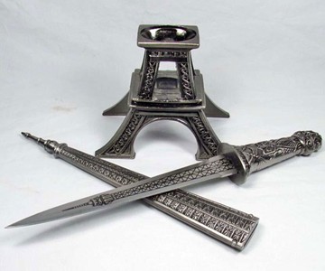 Eiffel Tower Hidden Knife Eiffel Tower Hidden Knife