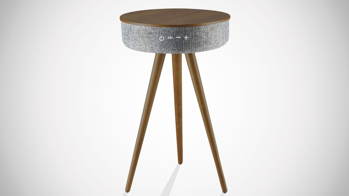 QI Wireless Charging Table with 360 Bluetooth Speaker QI Wireless Charging Table with 360 Bluetooth Speaker