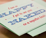 Happy to See You Naked Card