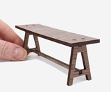 Mini Materials Mid-Century Modern Wood Furniture Kits