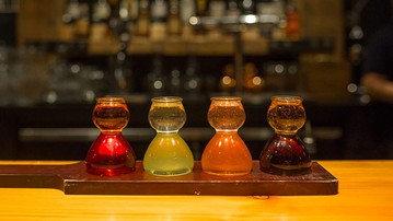Quaffer Double Bubble Layered Shot Glass