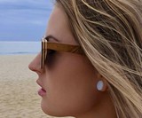 4EST Shades Floating Wood Sunglasses