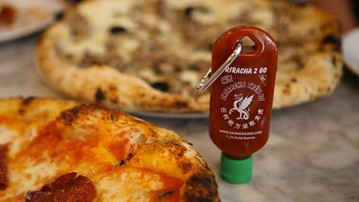 Refillable Sriracha Keychain Refillable Sriracha Keychain