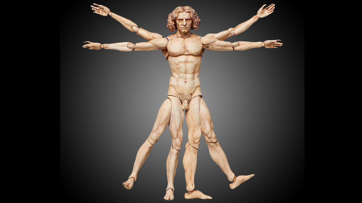 Vitruvian Man Action Figure Vitruvian Man Action Figure