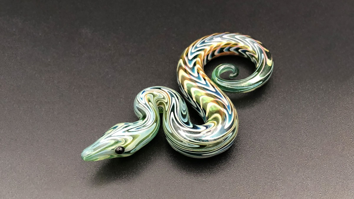 Eicher Glass Handblown Glass Snakes Eicher Glass Handblown Glass Snakes