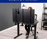 Clamp-on Desk Pegboard